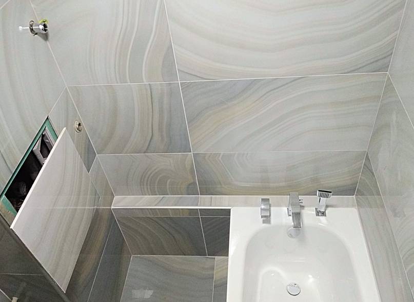 Крупноформатная плитка: 5 идей для дизайна ванной комнаты - italon blog