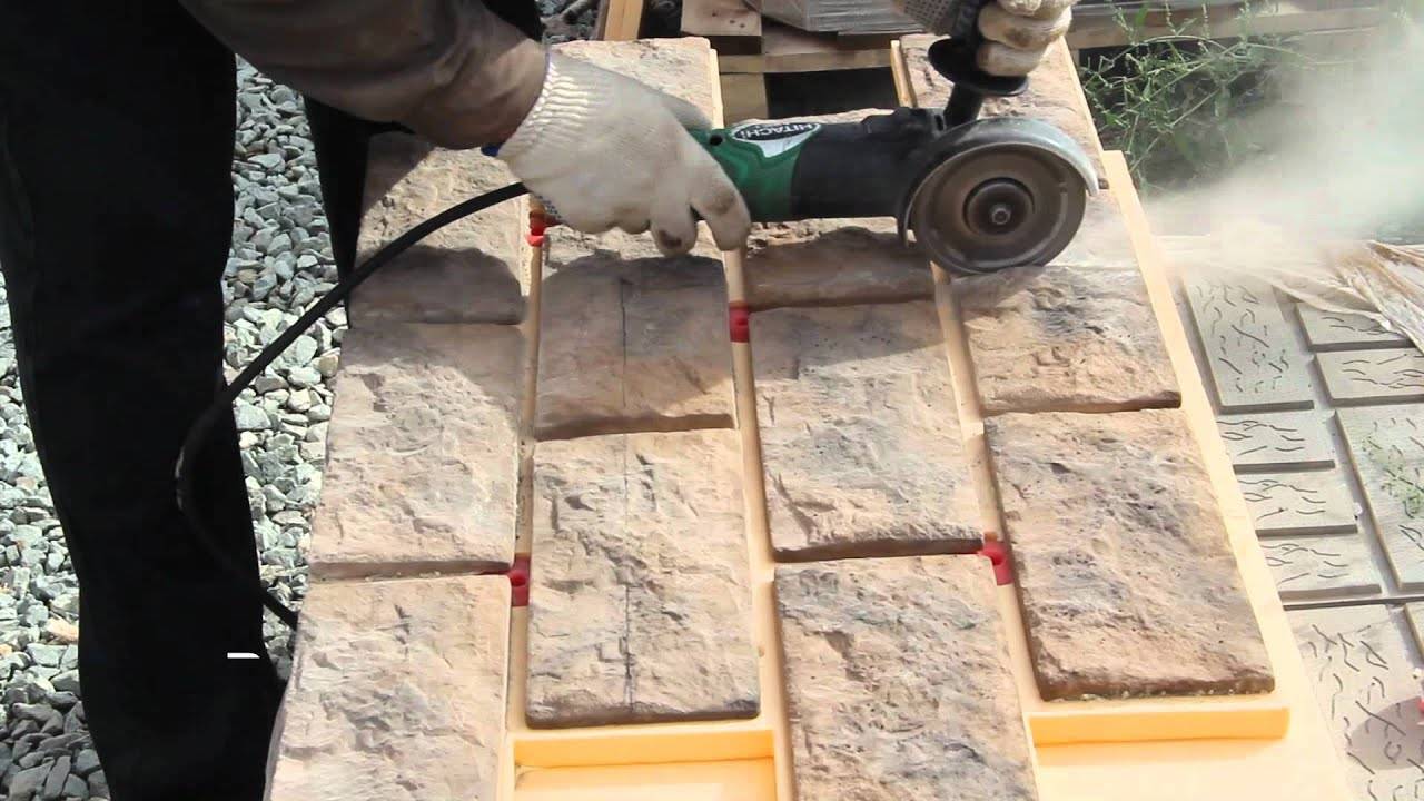 Какие бывают формы для фасадной плитки и искусственного камня + процесс изготовления своими руками
