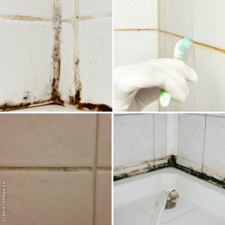 Как удалить плесень в ванной комнате, фото / уксус против грибка в душе, видео