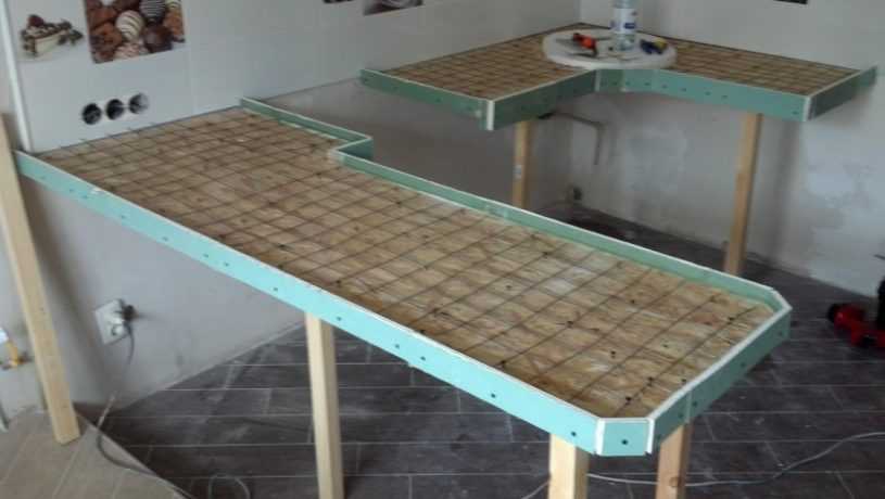 Столешница из плитки – оригинальное оформление рабочей поверхности. 195+ (фото) вариантов для кухни и ванной