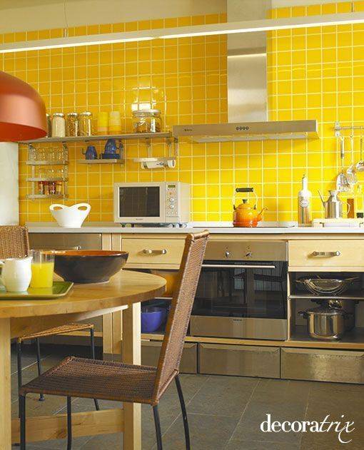 Дизайн желтой кухни: основные правила оформления, стили, полезные советы