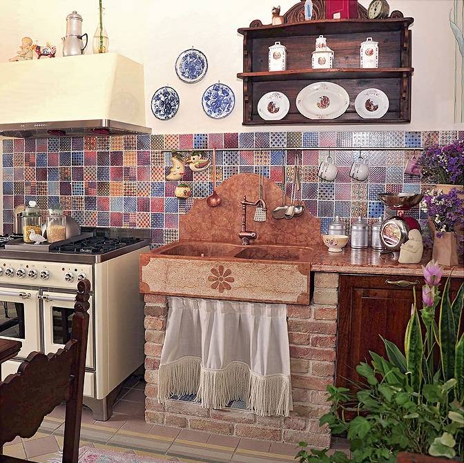 Кухня в стиле пэчворк: 50 классных фото интерьеров и советы по оформлению