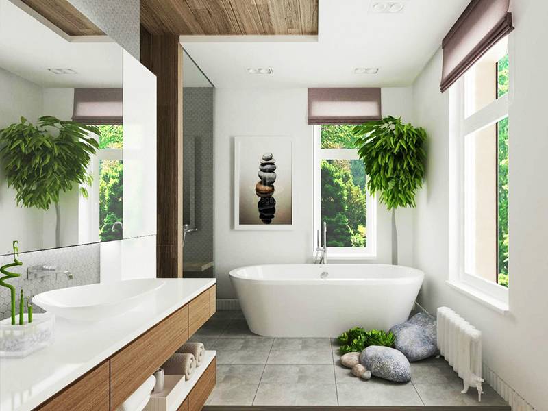 Современные ванные комнаты: идеи, советы и готовые проекты (65 фото) | дизайн и интерьер ванной комнаты