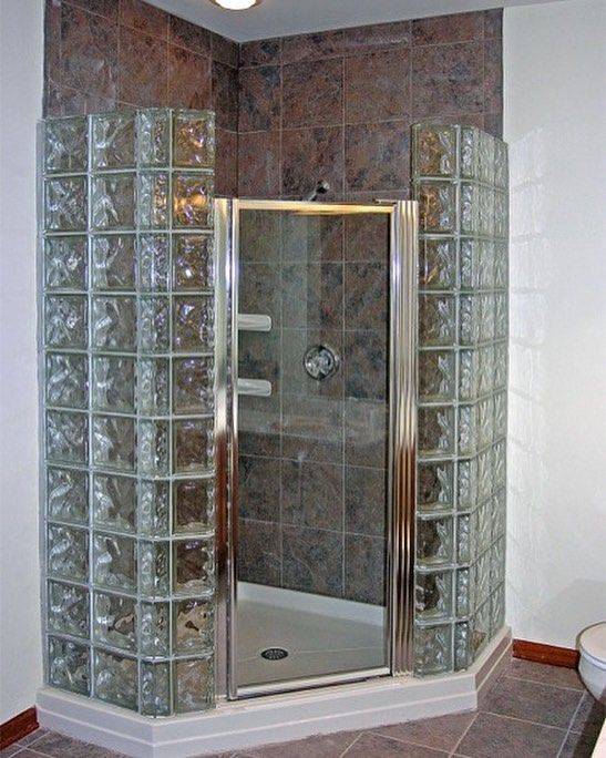 Стекло для ванной комнаты и стеклянные кирпичи (блоки) в интерьере