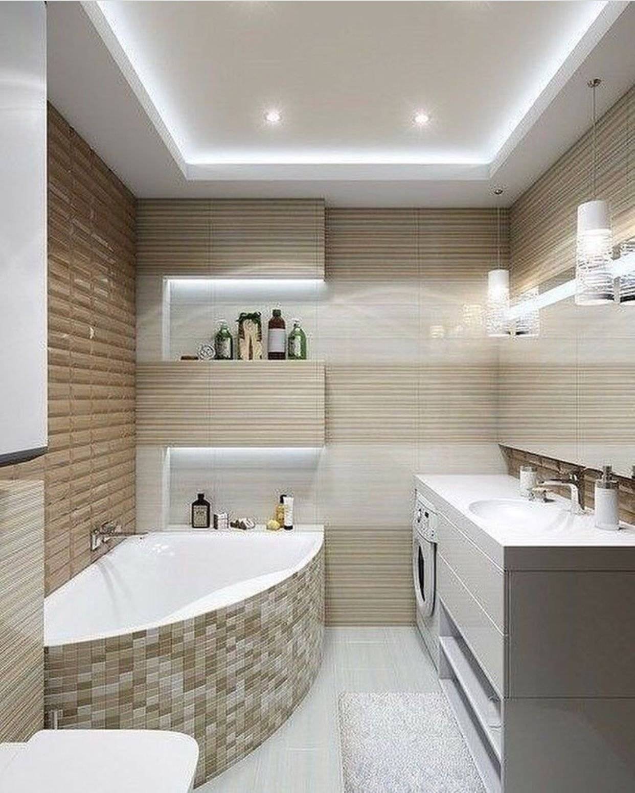 Идеи отделки потолка ванной комнаты