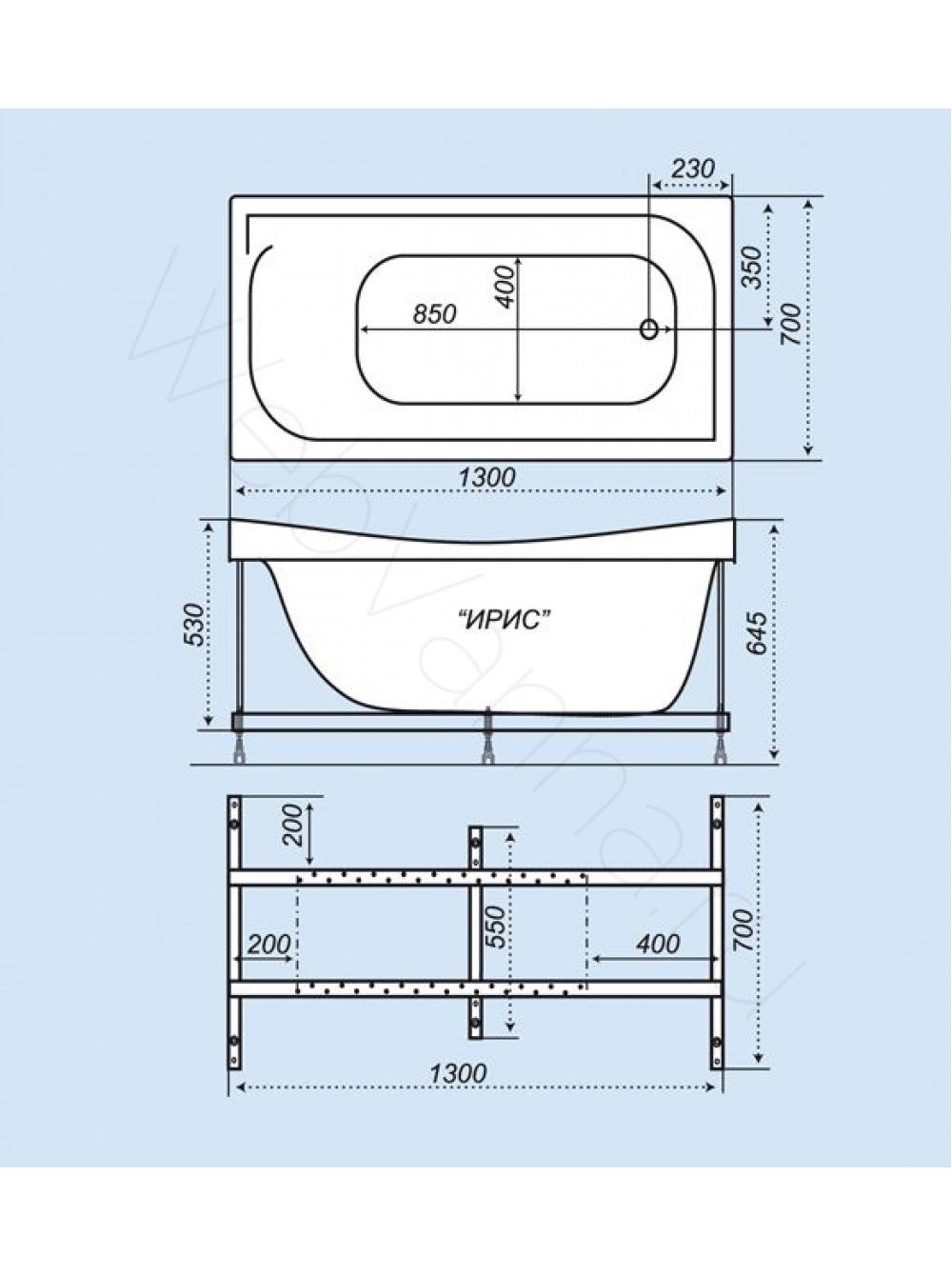 Стандартная ванна - размеры и оптимальные габариты (ширина и длина)