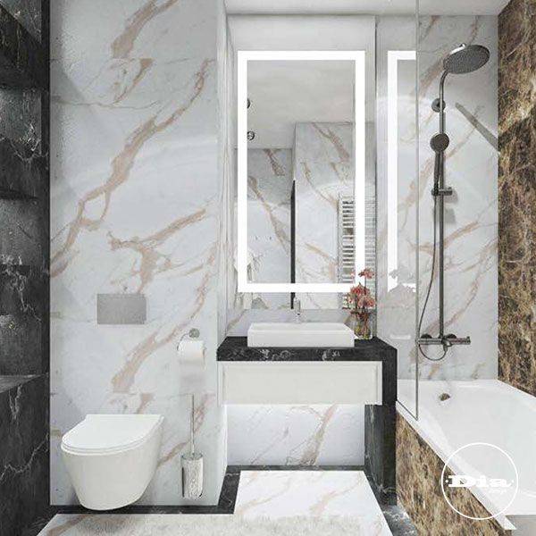 Керамическая плитка под мрамор для ванной. мраморные ванные комнаты: плюсы и минусы, примеры дизайна интерьера