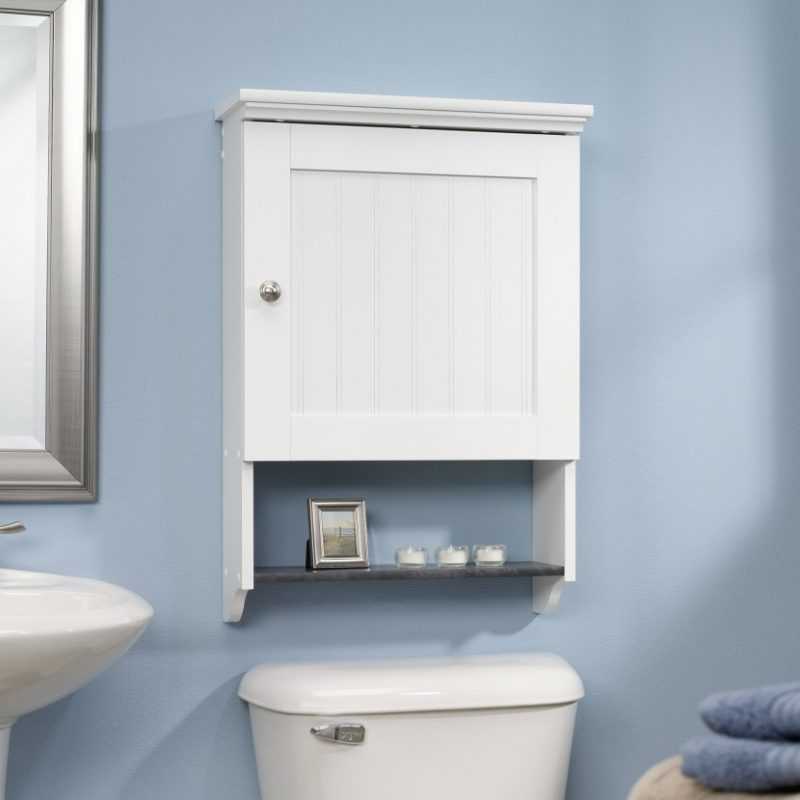 Шкаф навесной в ванную комнату: как выбрать и установить