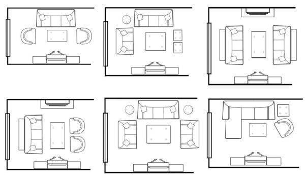 Как можно правильно и красиво расставить мебель в комнате? 150+ фото планировок для максимальной производительности и комфорта
