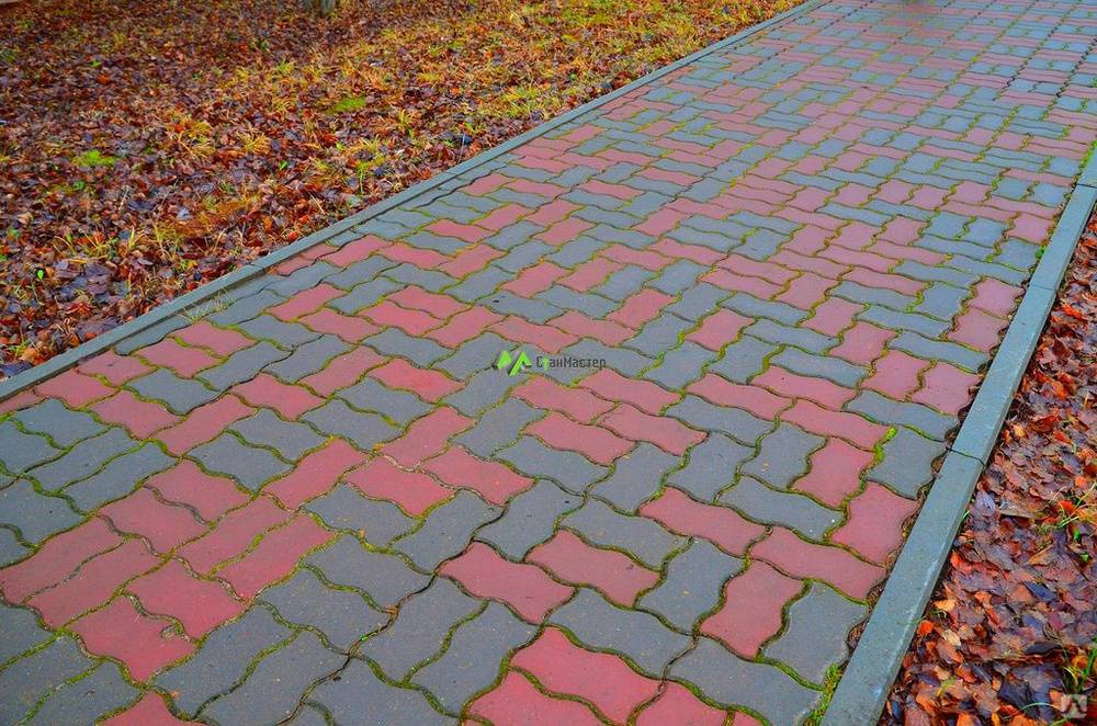 Тротуарная плитка кирпичик — особенности формы, и нюансы ее укладки