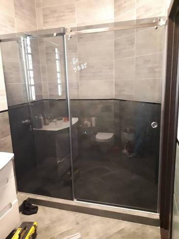 Душевая перегородка из стекла для ванной — интересные идеи для санузла в квартире (28 фото)