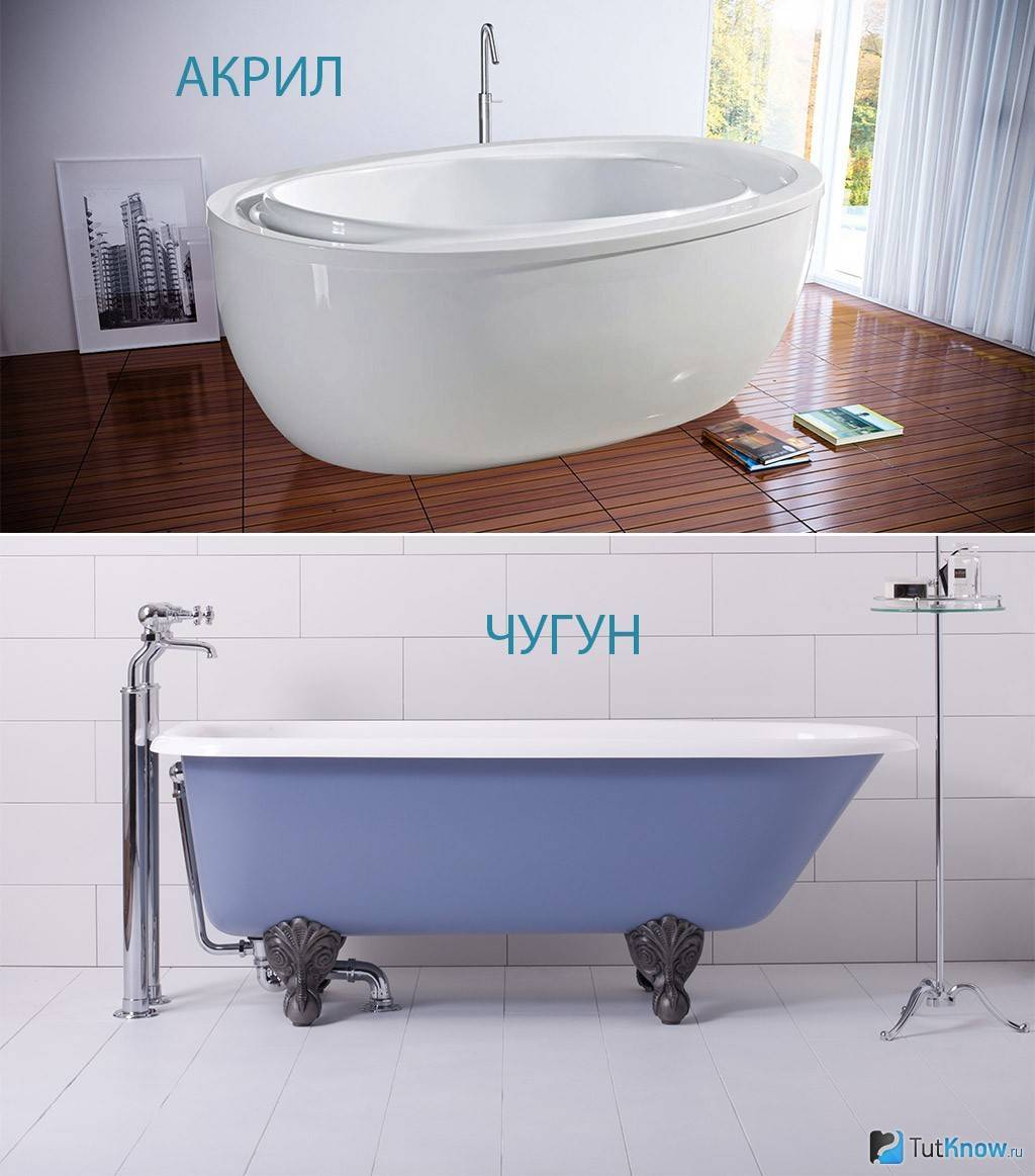Какая ванна лучше: акриловая или стальная, отзывы о железной и металлической, чем отличается акрил и сталь, преимущества чугунной