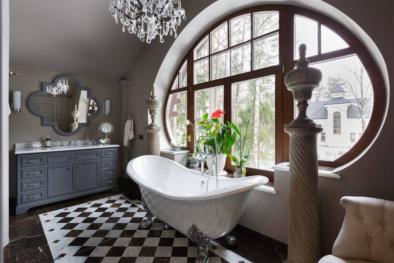Дизайн ванной комнаты в стиле прованс – нежная романтика для души и тела (205+ фото)