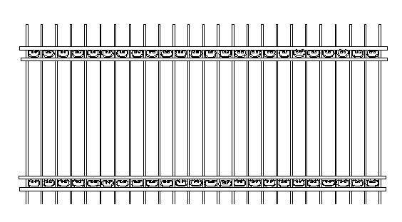 Секционный забор с полимерным покрытием - разновидности