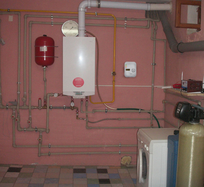 Схема отопления частного дома с газовым котлом: требования к размещению, разводка труб, особенности газовой системы отопления