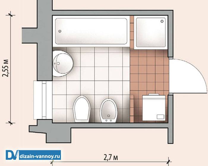 Дизайн ванной комнаты с душевой кабиной и ванной - преимущества и недостатки планировки