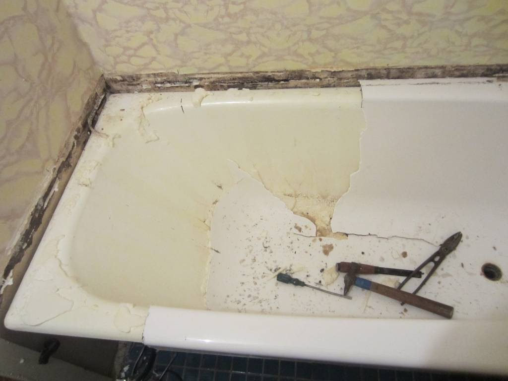 Восстановление эмали ванной в домашних условиях своими руками