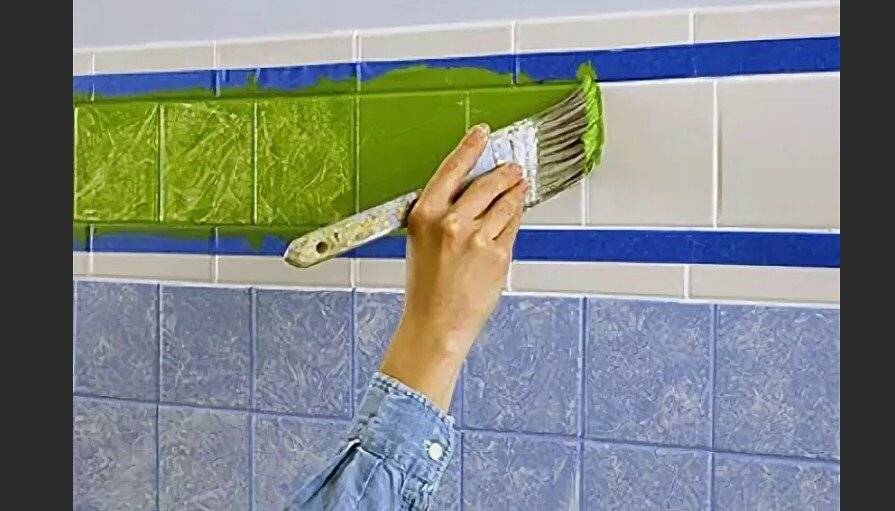 Варианты обновления плитки ( наклейки, покраска не снимая, декор своими руками ) в ванной