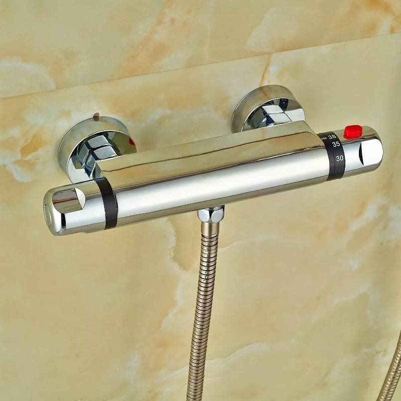 Смеситель с термостатом для ванной с душем: виды, устройства, принцип работы