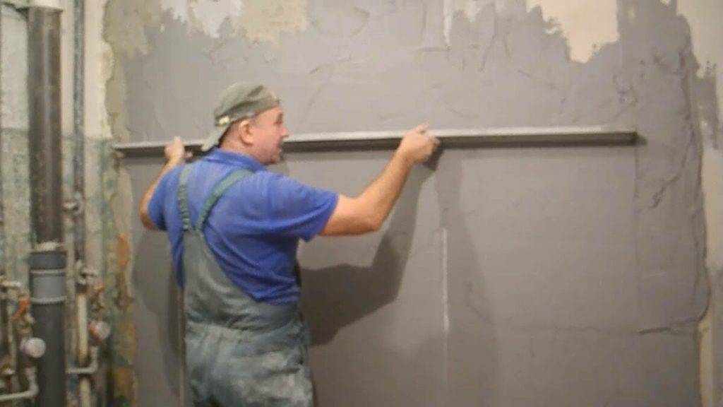 Выравнивание стен под плитку в ванной: как и чем правильно проводить работы