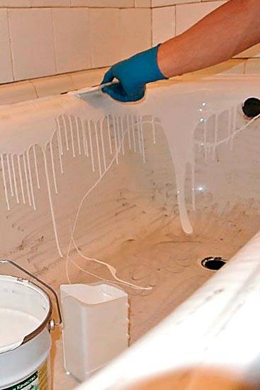 Реставрация ванны жидким акрилом: рассмотрим недостатки и преимущества данного метода