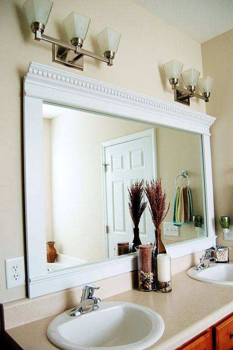 Зеркало в дизайне ванной