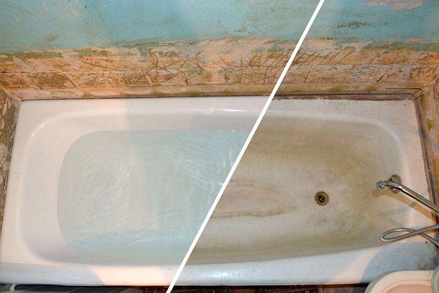Восстановление эмали ванны самостоятельно: акрил или эпоксидка? | строй легко