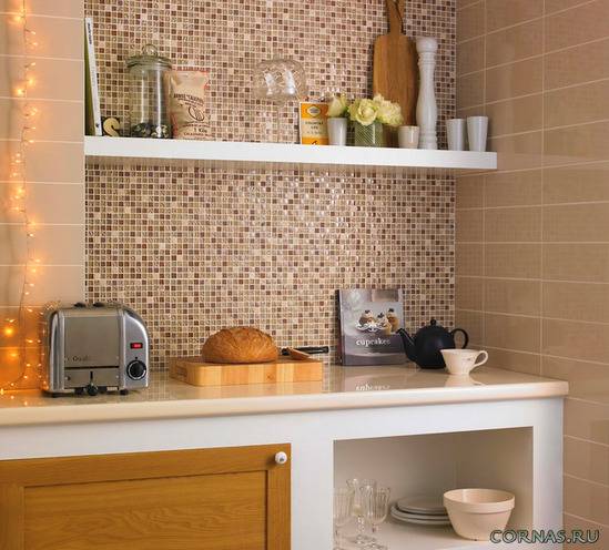 Мозаика для кухни на фартук: 175+ (фото) разновидных интерьеров