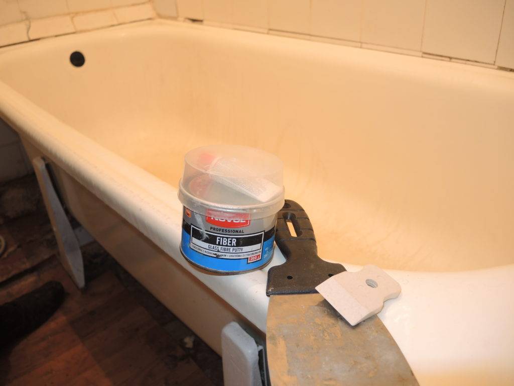 Ремонт чугунной ванны своими руками, как отремонтировать сколы и трещины (фото, видео)