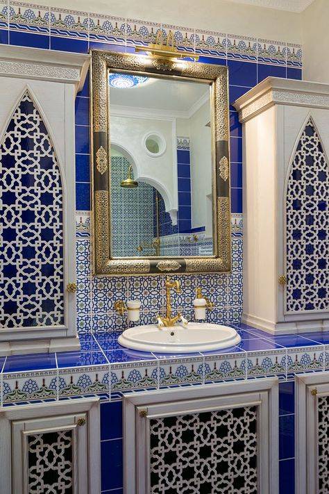 Ванная комната в марокканском стиле