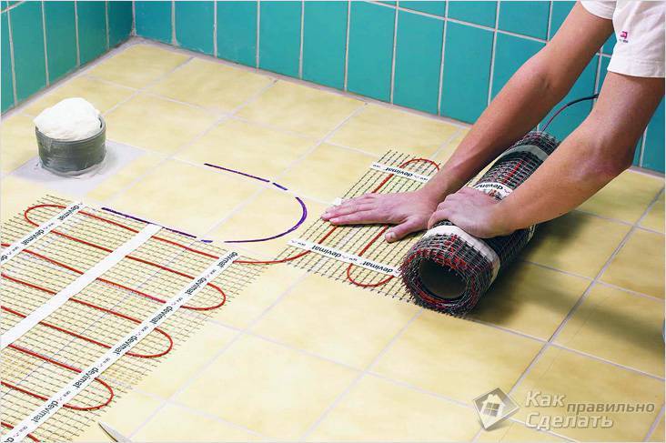 Как правильно сделать теплый пол: как установить, проложить водяной или электрический теплый пол, как прокладывать