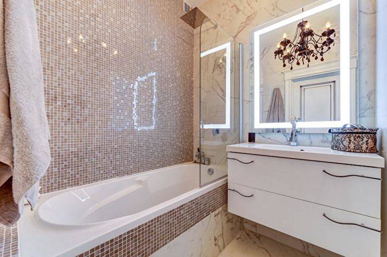 Мозаика для ванной - 100 фото лучших вариантов оформления дизайна