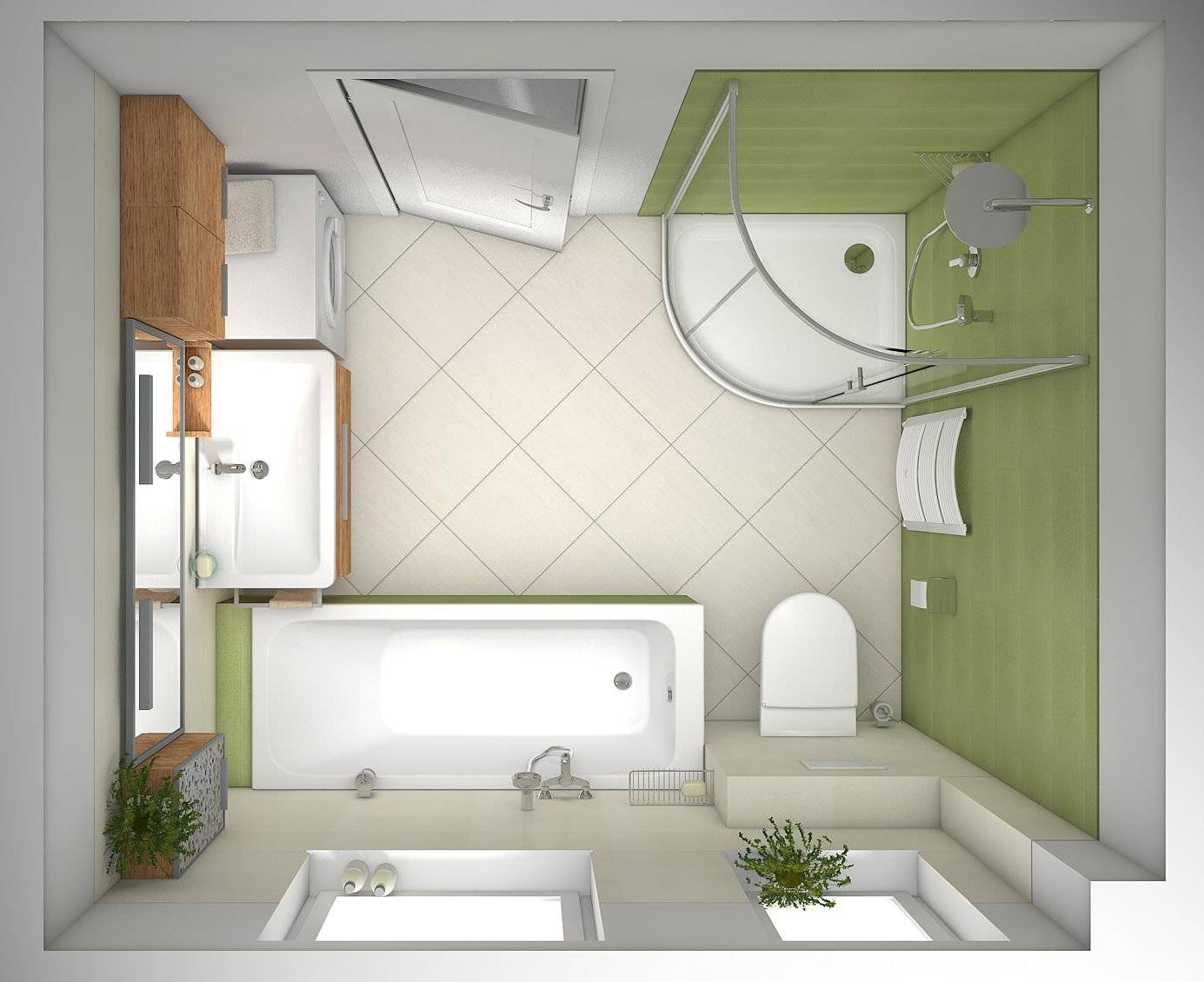 Дизайн совмещённой ванной комнаты с туалетом: интересные идеи