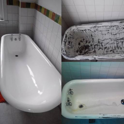 Восстановление эмали чугунной ванны - реставрация и ремонт