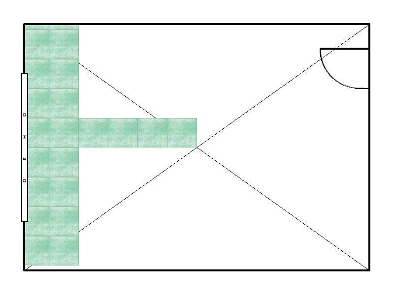 Как наклеить потолочную плитку по диагонали с первого раза?