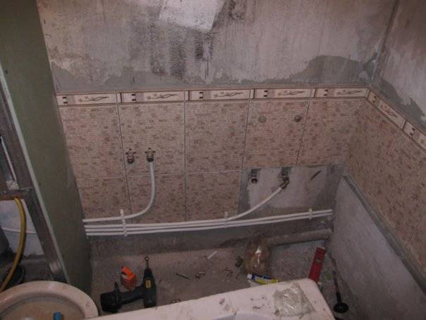 Последовательность ремонта в ванной: порядок выполнения работ в сталинке