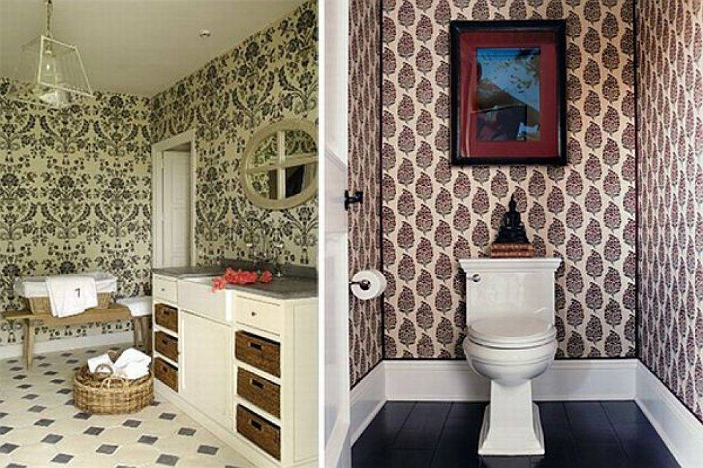 Обои для ванной комнаты: какие виды подойдут (фото) | дом мечты
