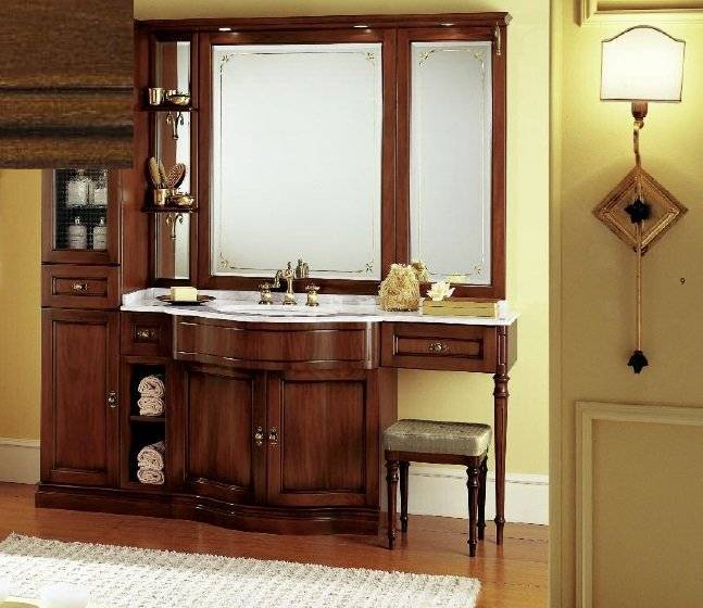 Мебель для ванной комнаты - топ-120 фото и видео. требования к мебели для ванной. особенности деревянной, металлической, стеклянной и пластиковой мебели. стили и направления