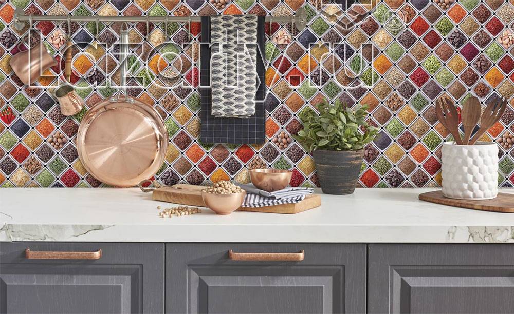 Плитка мозаика для кухни на фартук (30 живых фото): современный дизайн, обзор материалов и размеров