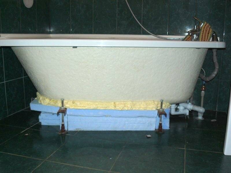 Как собрать каркас для акриловой ванны