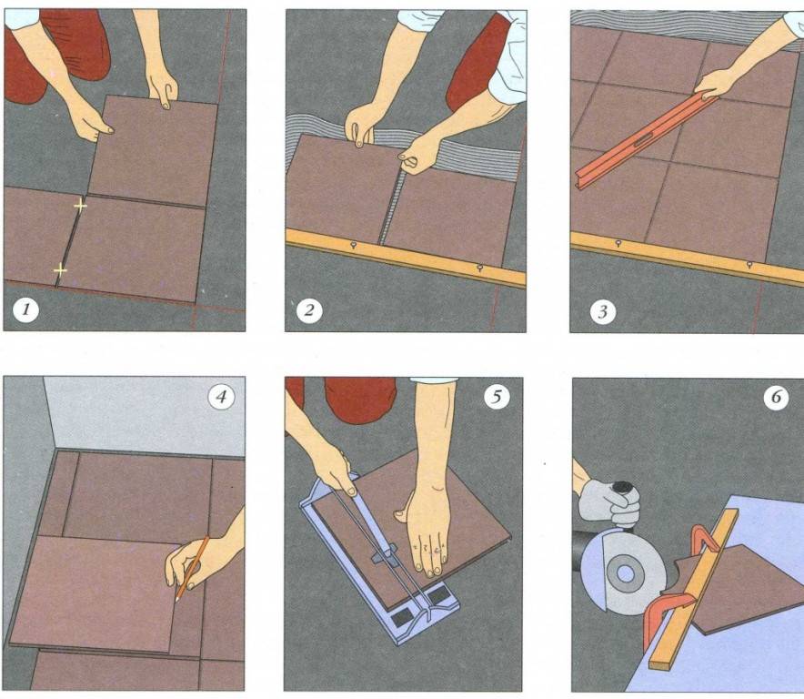Как положить плитку на деревянный пол: способы, технология укладки