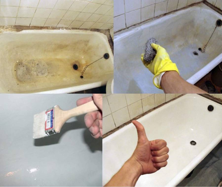 Как обновить ванну своими руками: инструкция по реставрации старого чугунного изделия акрилом