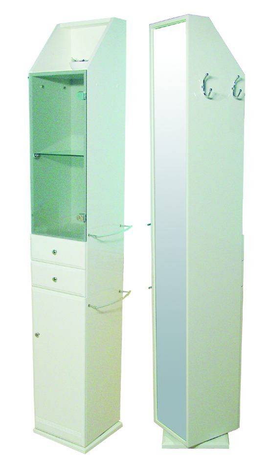 Мебель для ванной: ванна, пенал, комплекты угловых шкафов, зеркала со шкафчиками для душевых комнат
