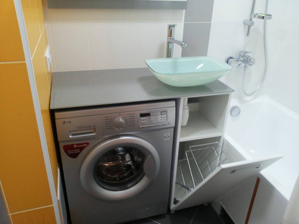 Раковина над стиральной машиной: фото, как выбрать, монтаж