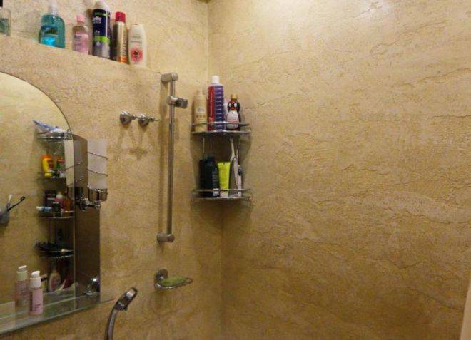 Декоративная штукатурка в ванной комнате: особенности выбора смеси, технология оштукатуривания