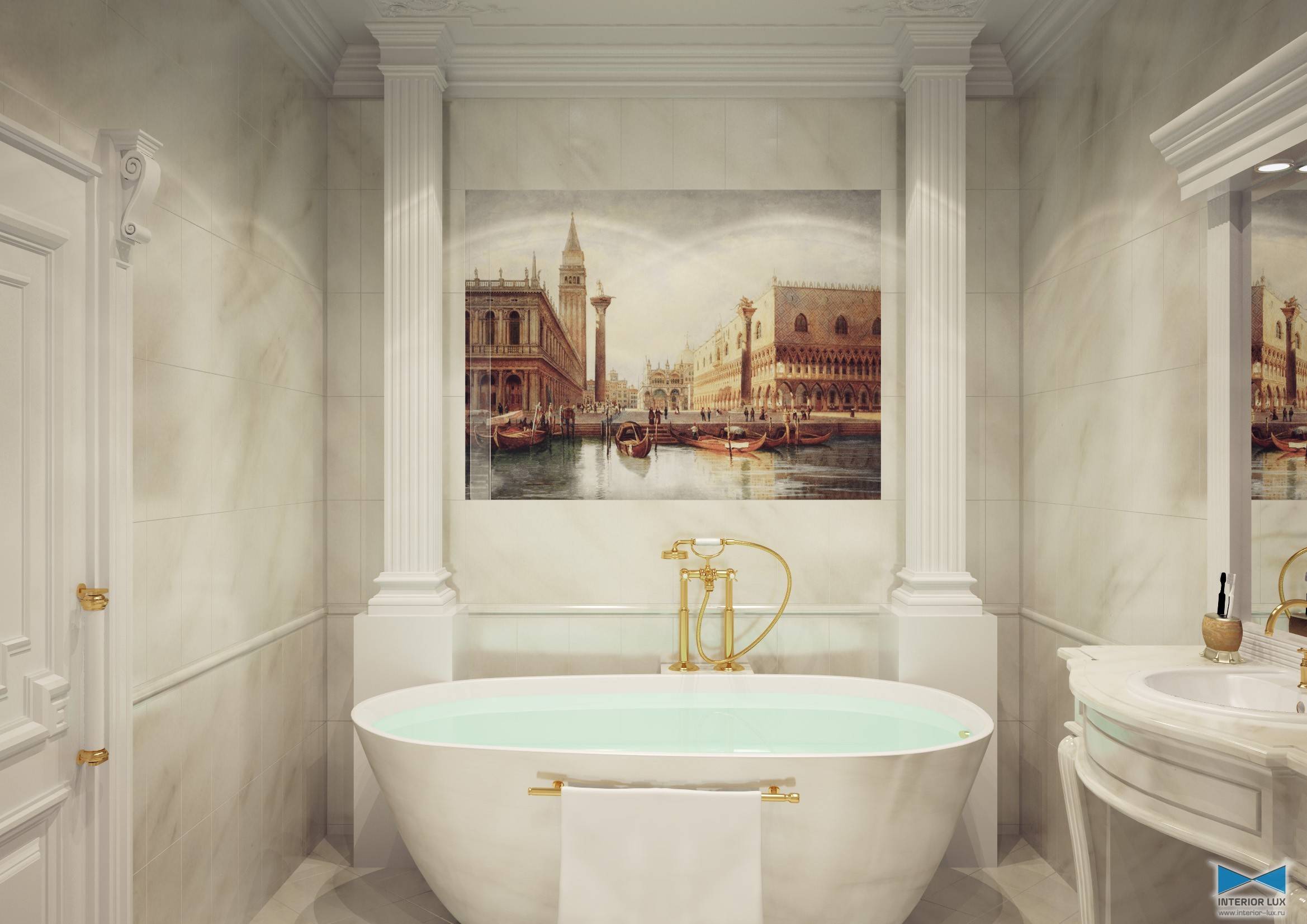 Ванная комната в греческом стиле фото