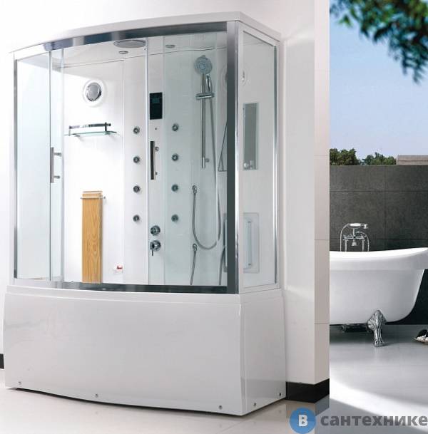 Ванна с душевой кабиной: вариации дизайна, стоит ли делать два в одном