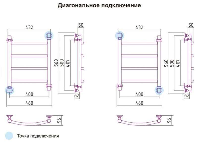 Нормы по снип: высота установки полотенцесушителя от пола. на каком расстоянии вешать и как?