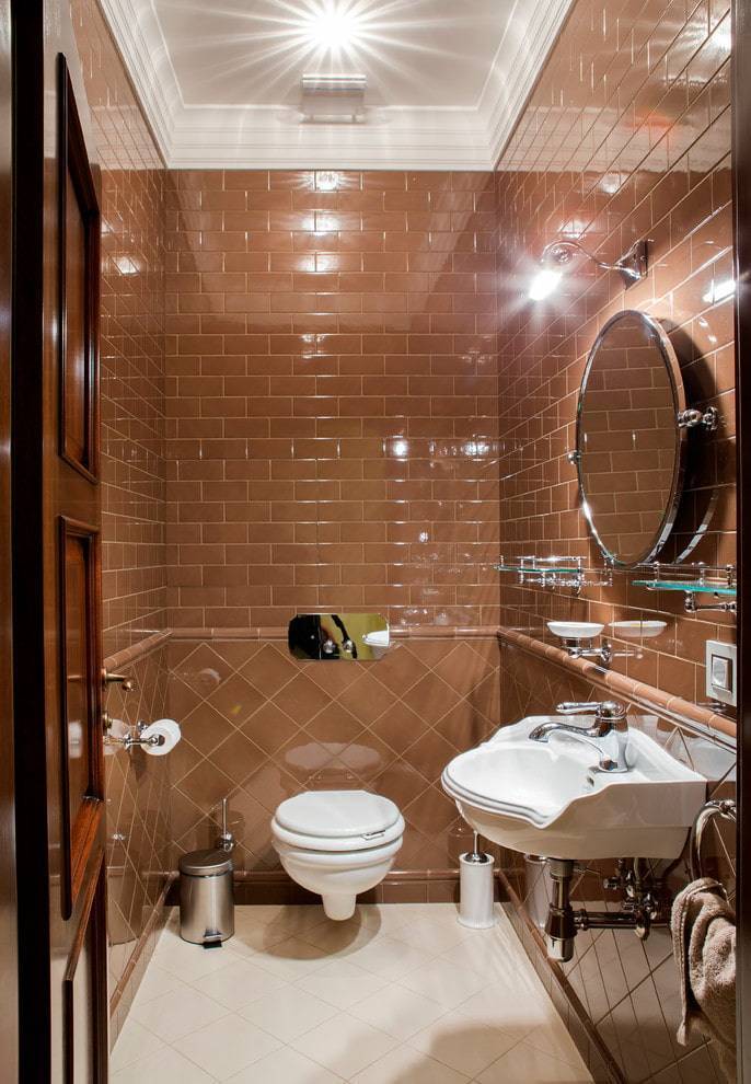 Черно-белая ванная комната: классика в разных стилях (ФОТО)