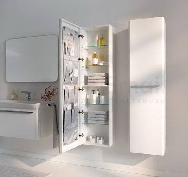Как выбрать долговечный и функциональный настенный шкафчик в ванную комнату